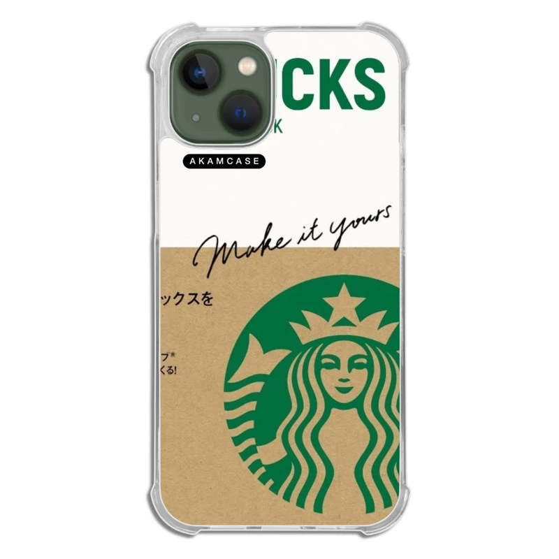 کاور آکام مدل AMCWTA13-STARBUCKS6 مناسب برای گوشی موبایل اپل iPhone 13