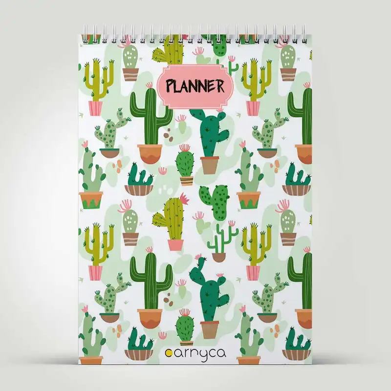 دفتر برنامه ریزی کارنیکا طرح کاکتوس مدل پلنر روزانه کد cactus1