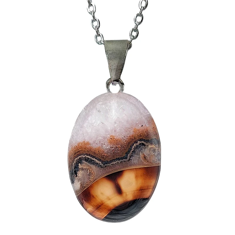 گردنبند دخترانه طرح عقیق کوارتز کد 11-219