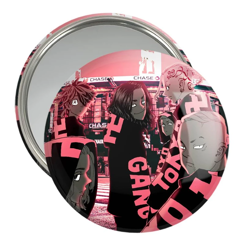 آینه جیبی خندالو مدل گنگ تومان انیمه توکیو ریونجرز  کد 11151