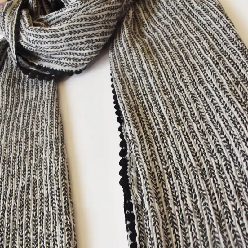 شال زنانه مدل گندمی دور سکه‌ای کد 01