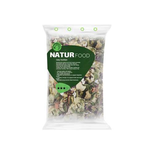 غذای خرگوش نیچر فود مدل 3 ستاره وزن 500 گرم