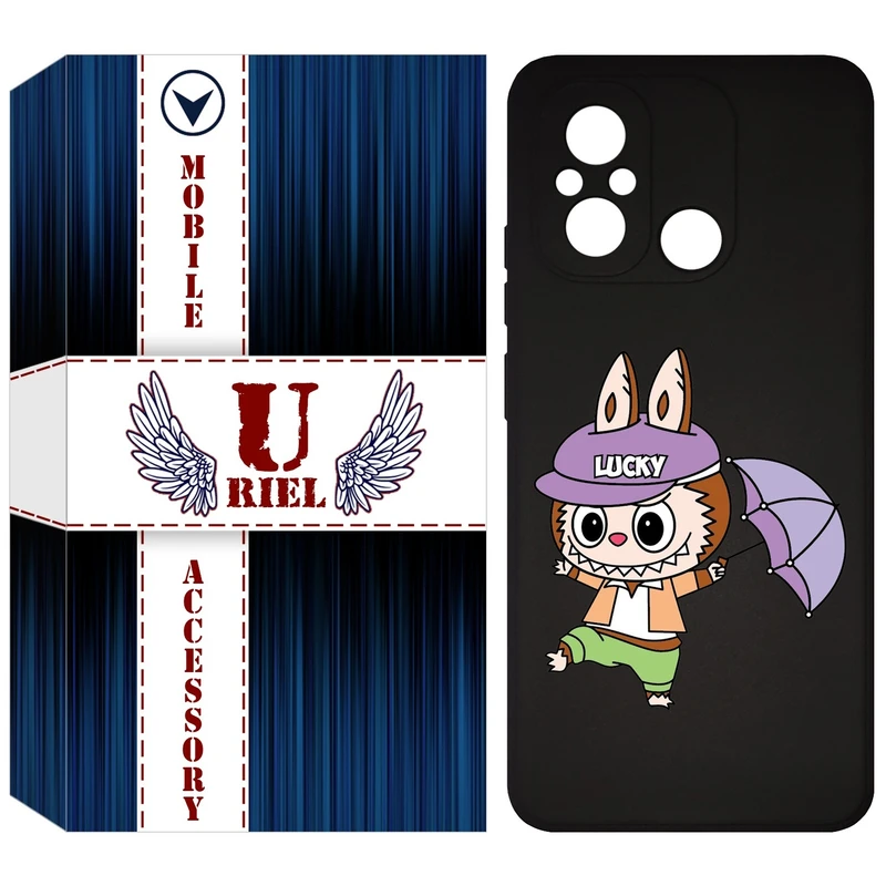 کاور یوریل قاب مدل KSH کد 125 طرح عروسک لبوبو مناسب برای گوشی موبایل شیائومی Redmi 12C