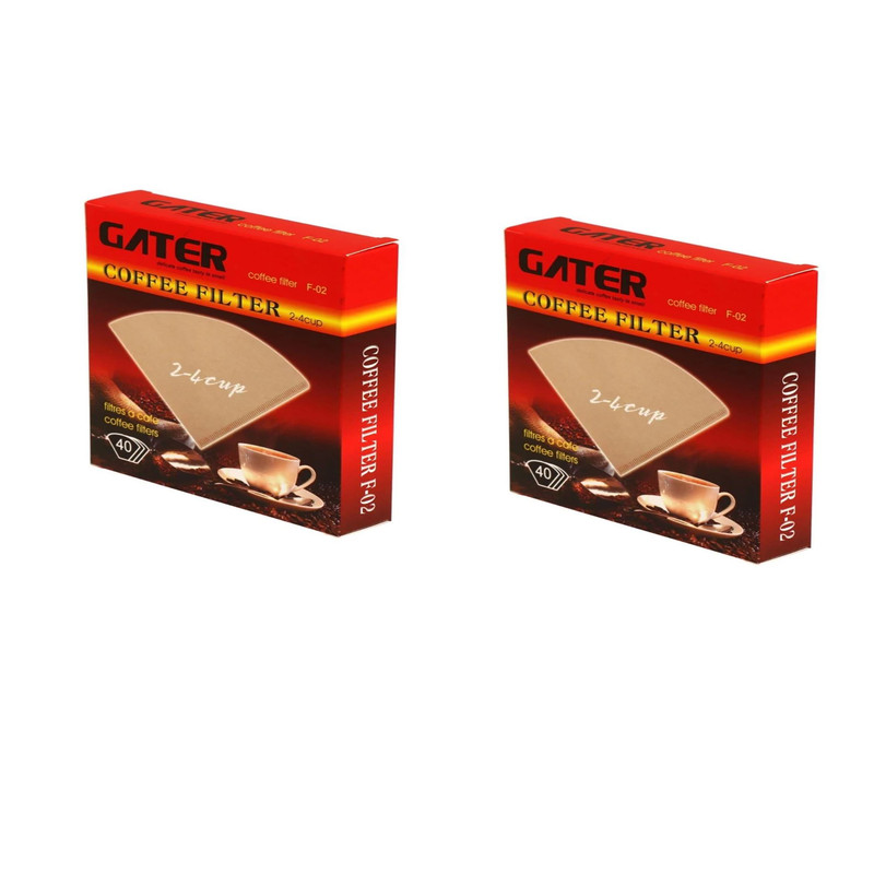 فیلتر قهوه گتر مدل 2-4  دو بسته 40 عددی