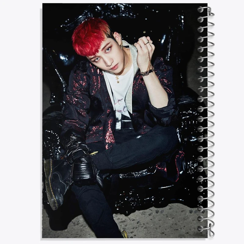 دفتر نت موسیقی 50 برگ خندالو مدل بنگ چان گروه استری کیدز Stray Kids کد 11857