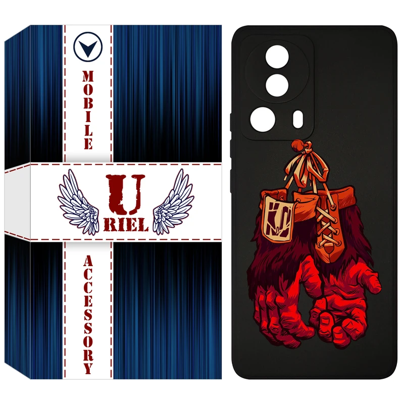 کاور یوریل  مدل KSH کد 77 طرح دستکش مناسب برای گوشی موبایل شیائومی 13 Lite