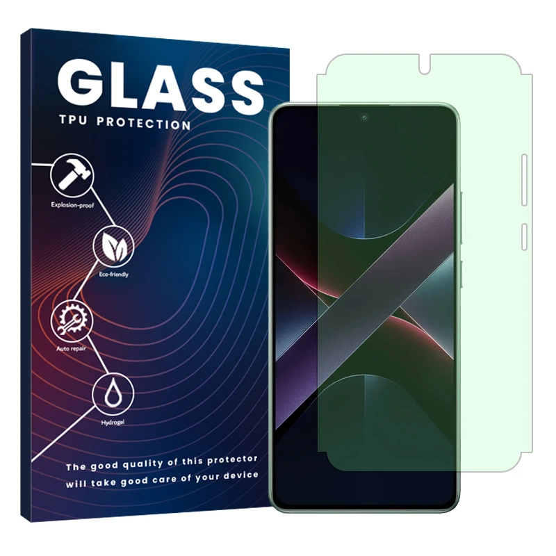 محافظ صفحه نمایش حفاظت از نور سبز گلس مدل Eye Care مناسب برای گوشی موبایل شیائومی Poco X7 Pro