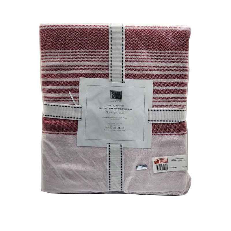 روتختی کاراجاهوم مدل Sword Kırmızı دونفره سایز 180x220