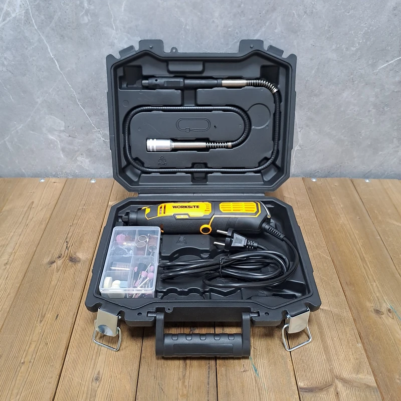 عکس شماره 2 : فرز انگشتی دیمردار 3.2 میلمتری 130 وات ورک سایت مدل 130w مجموعه 100 عددی