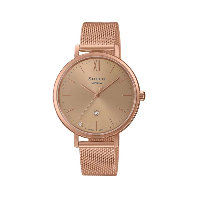 ساعت مچی عقربه‌ای زنانه کاسیو مدل SHE-4539PM-5AUDF