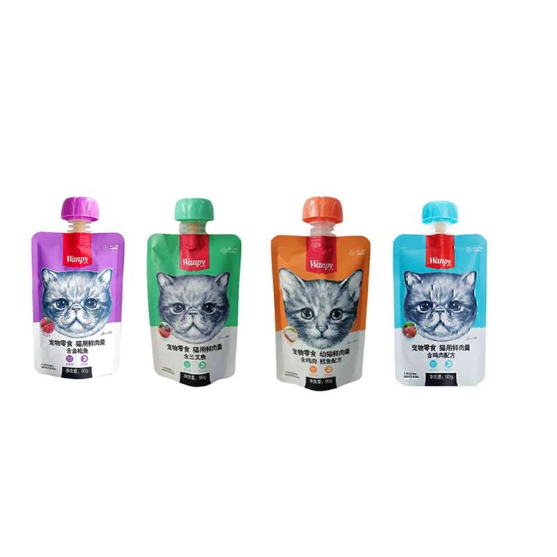 تشویقی گربه ونپی مدل 4طعم وزن 360 گرم بسته 4 عددی