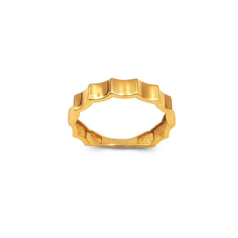 انگشتر طلا 18 عیار زنانه زرلاین کد 2000 سایز 55