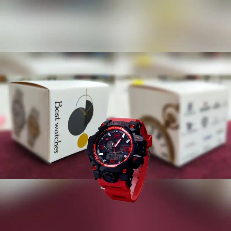 ساعت مچی عقربه ای بچگانه مدل دوزمانه کرنوگراف کد GSH02