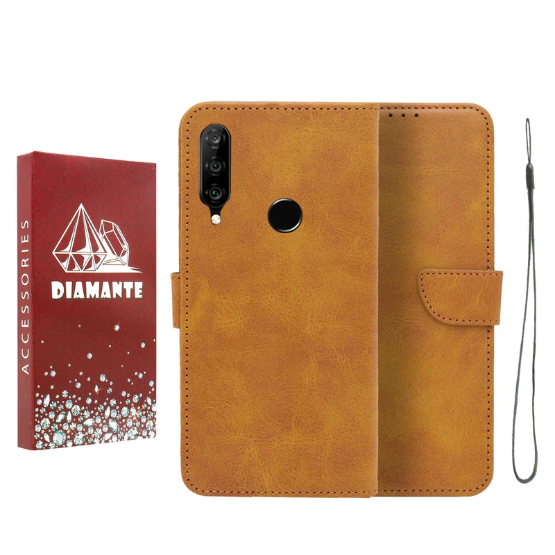 کیف کلاسوری دیامانته مدل Bandaviz Rd مناسب برای گوشی موبایل هوآوی Nova 4e به همراه بند آویز