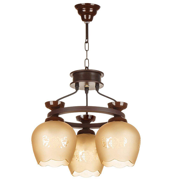 لوستر 3 شعله چوبینه کد C562/3