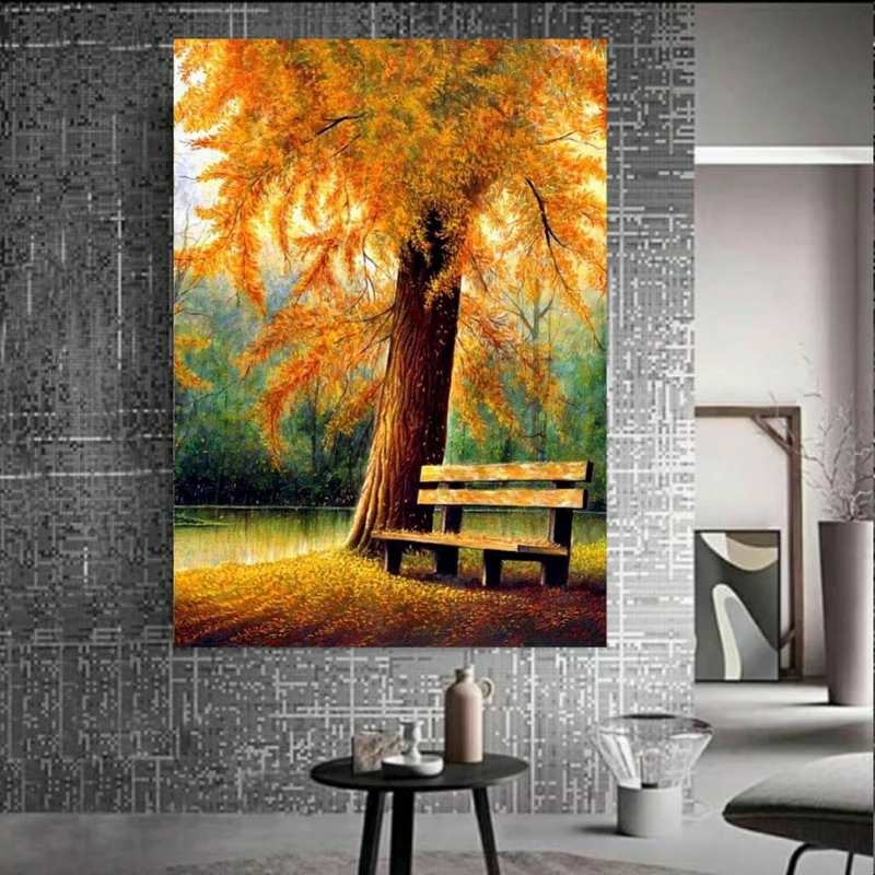 پوستر دیواری طرح خزان فصل پائیز  کد FP10262