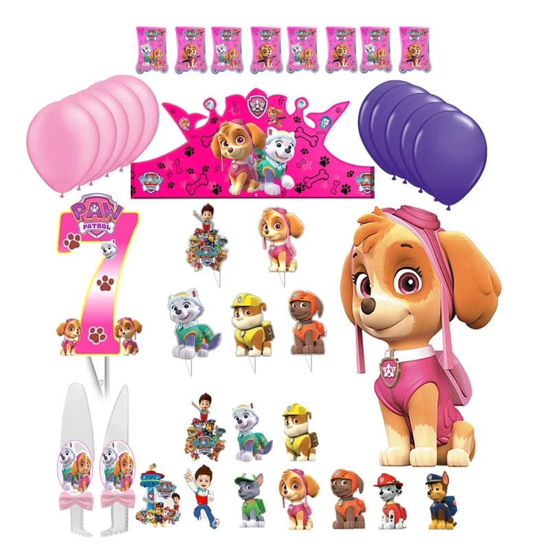 مجموعه 38 عددی تم تولد مدل سگهای نگهبان طرح اسکای کد 07