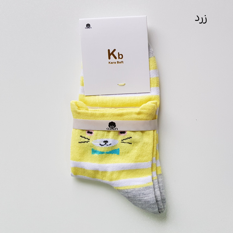 جوراب بچگانه کب مدل گربه کد san912