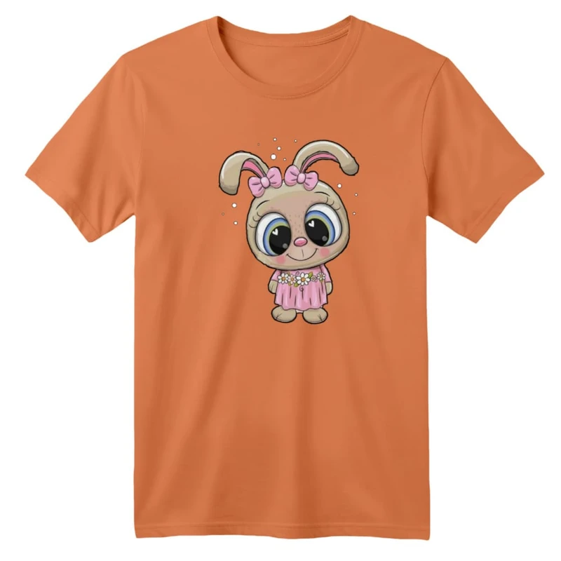 تی شرت آستین کوتاه بچگانه مدل خرگوش کد ۸