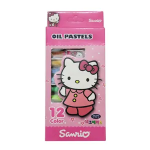 پاستل 12 رنگ مدل گربه کد 139