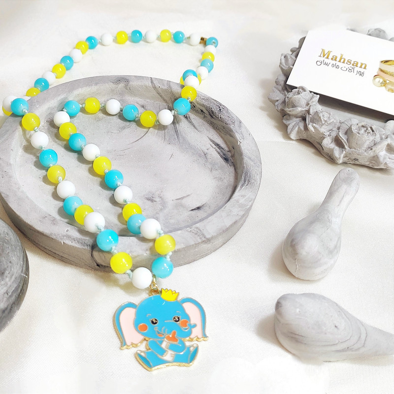 گردنبند دخترانه مدل فیل کارتونی کد 01 گردنبند دخترانه مدل فیل کارتونی کد 01