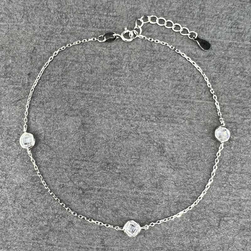 پابند نقره زنانه گیرا مدل G592