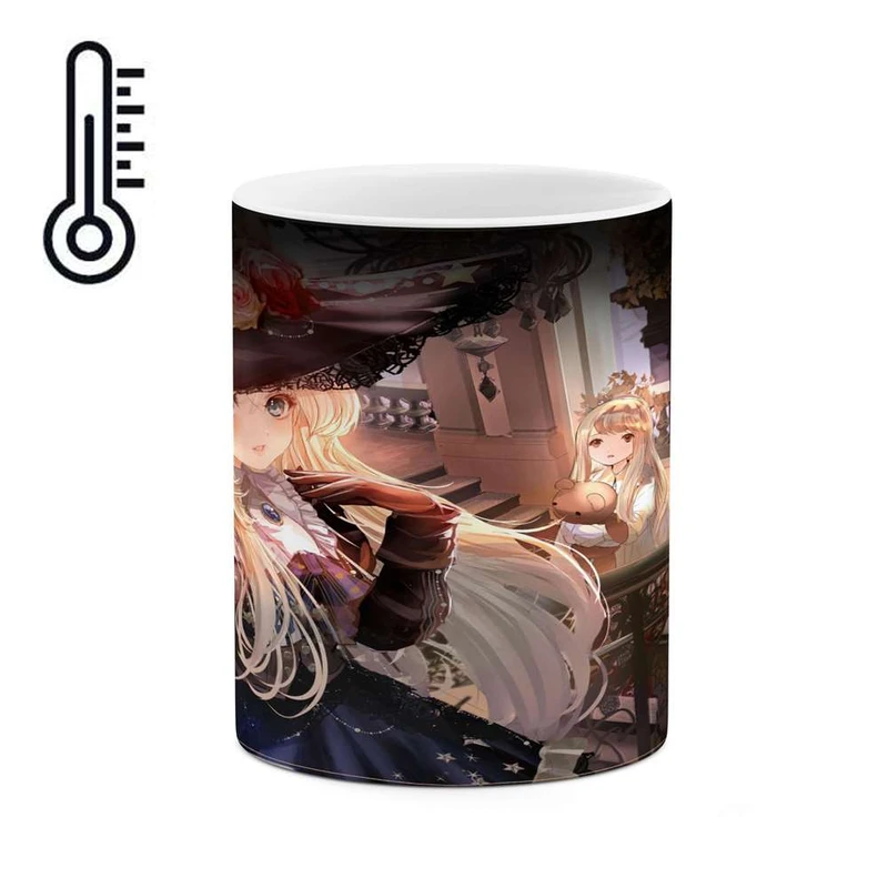 ماگ حرارتی کاکتی مدل انیمه کد mgh15930