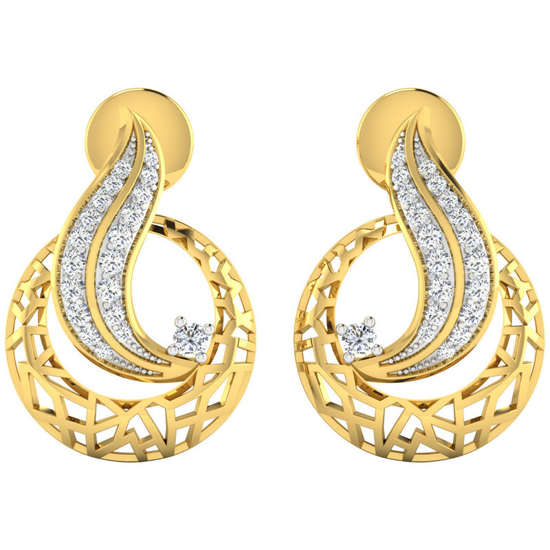 گوشواره نقره زنانه ژابیز کد 085