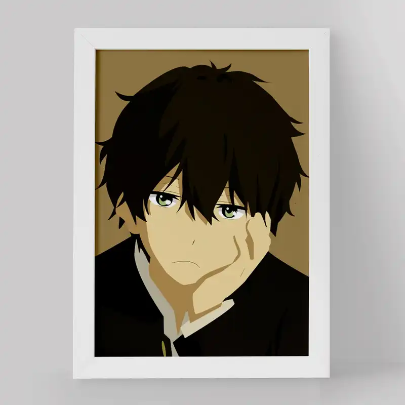 تابلو خندالو مدل اورکی انیمه هیوکا Hyouka کد 17082