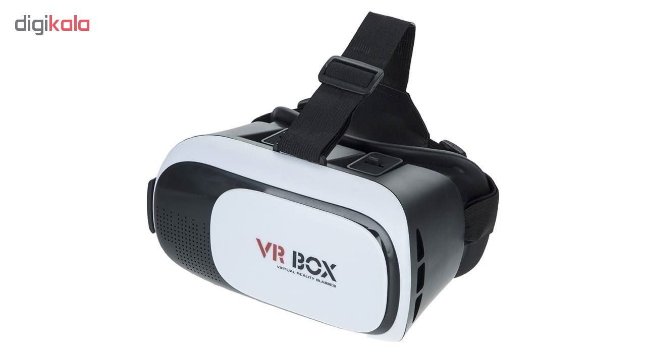 هدست واقعیت مجازی وی آر باکس مدل VR Box به همراه DVD نرم افزار و پنکه همراه لایتنینگ