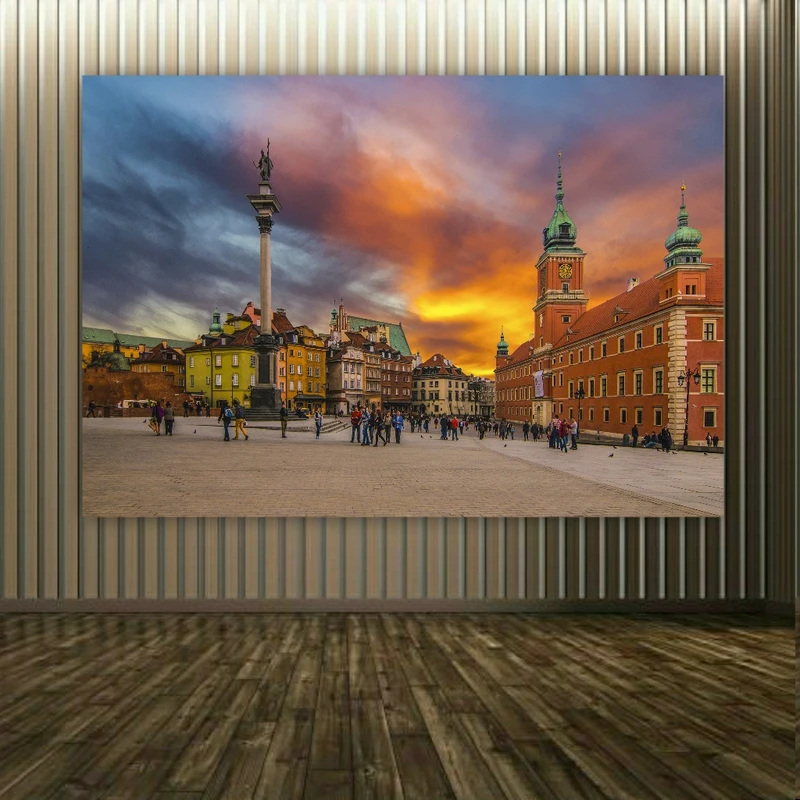 پوستر دیواری طرح نمای شهرهای جهان کد FP10146