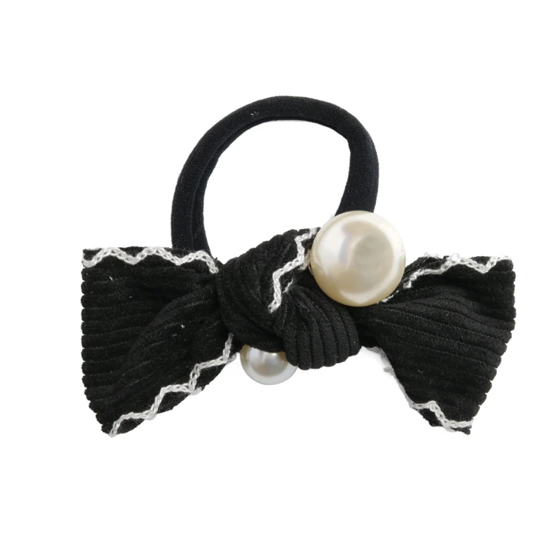 کش مو زنانه مدل پارچه کبریتی مرواریدی کد 00207081