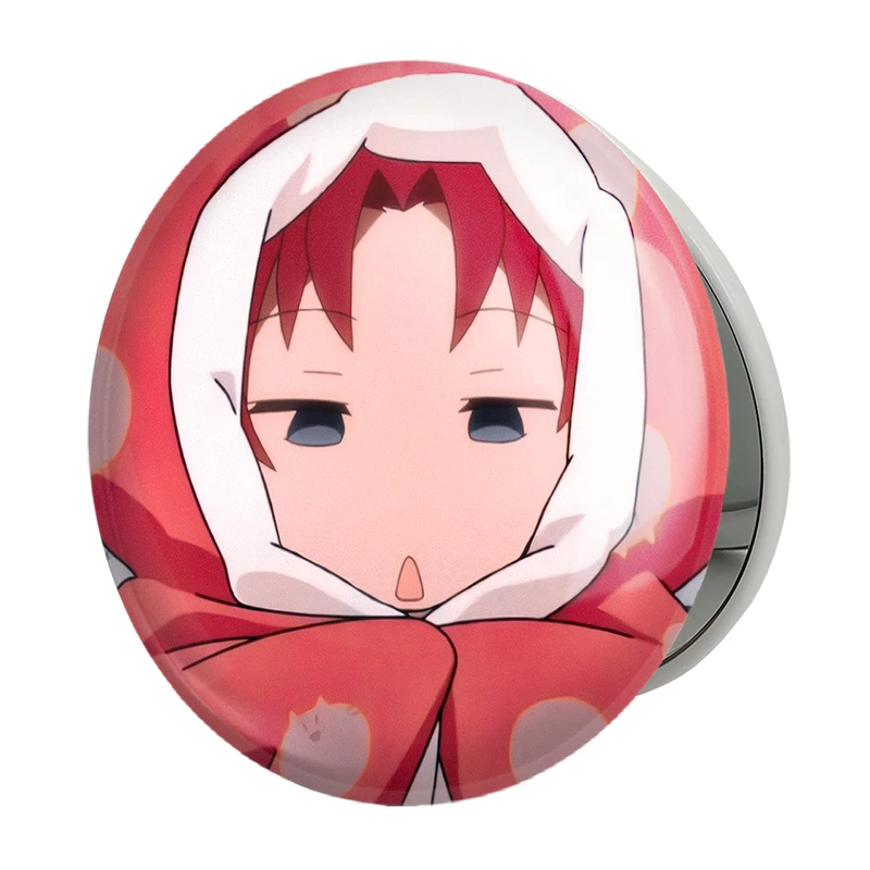 آینه جیبی خندالو طرح اودا سان انیمه سگ های ولگرد بانگو مدل تاشو کد 15633 