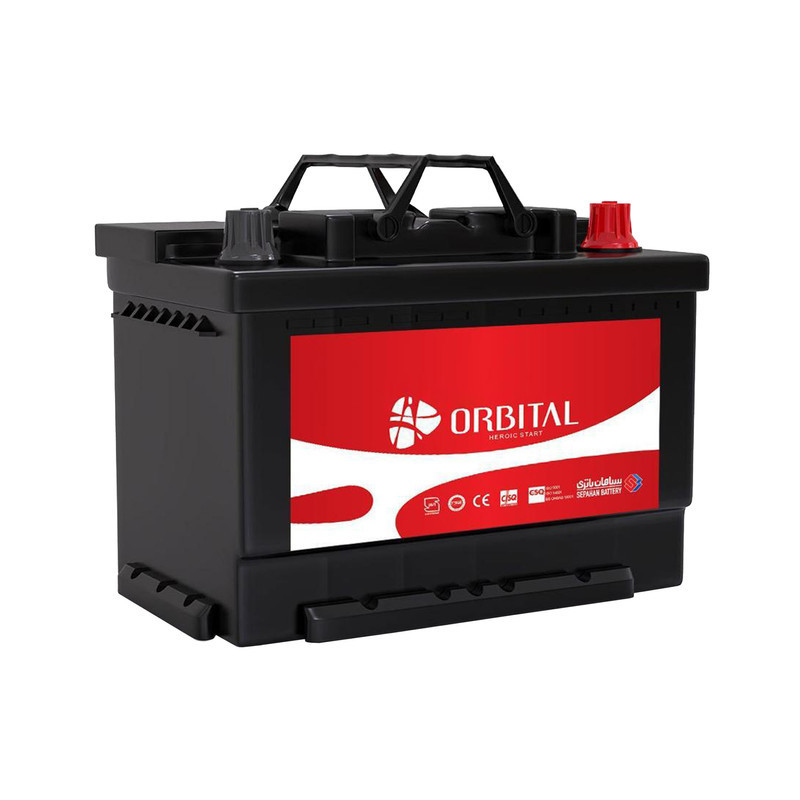 باتری اتمی 12 ولت 74 آمپر خودرو اوربیتال-وان مدل  OBT-74