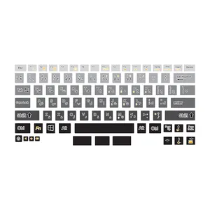 برچسب حروف فارسی کیبورد توییجین و موییجین مدل colors 12 مناسب برای لپ تاپ دل Latitude e6440,e6430s