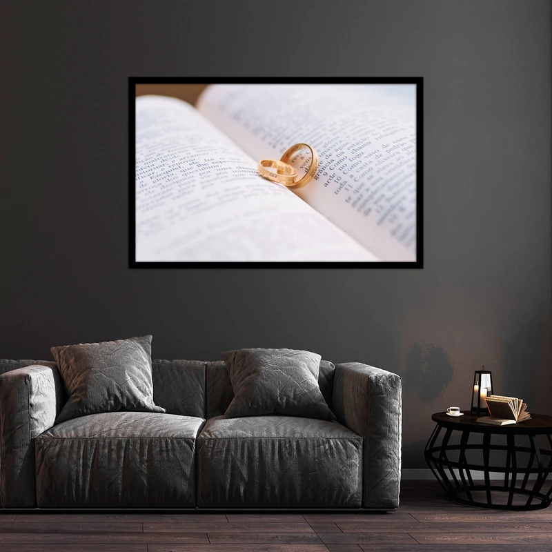 تابلو بکلیت طرح حلقه ازدواج مدل B-bu2082