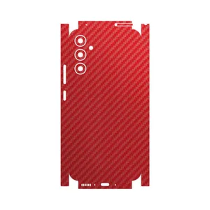 MAHOOT Red-Fiber-FullSkin Cover Sticker for Samsung Galaxy A34