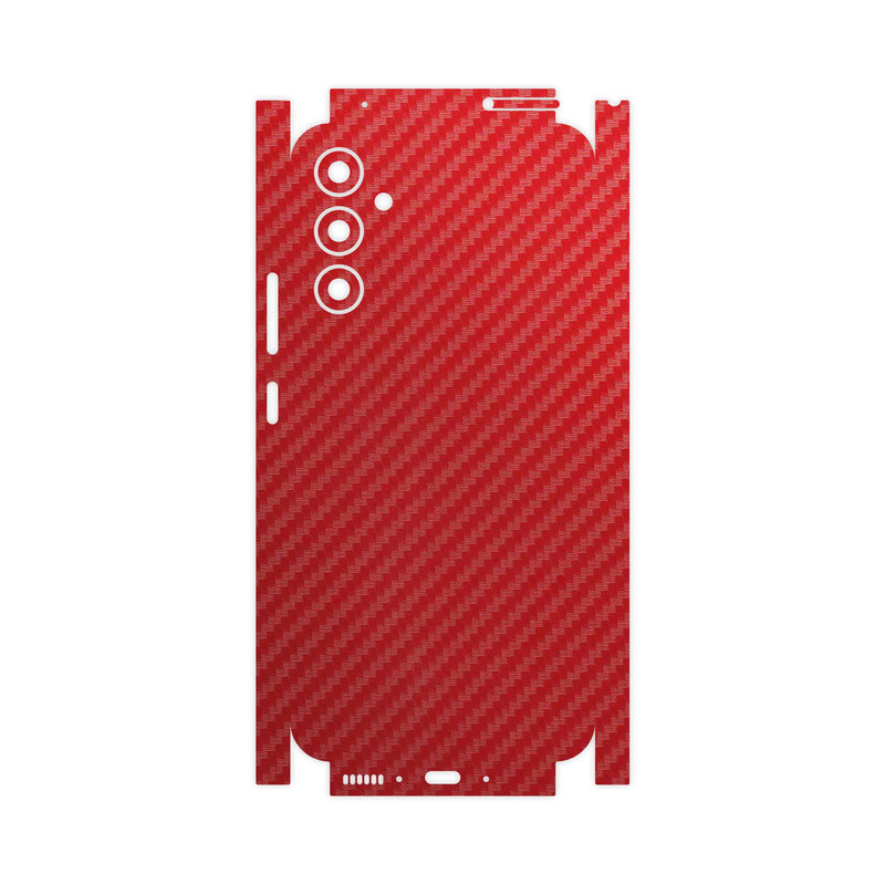 برچسب پوششی ماهوت مدل Red-Fiber-FullSkin مناسب برای گوشی موبایل سامسونگ Galaxy A34