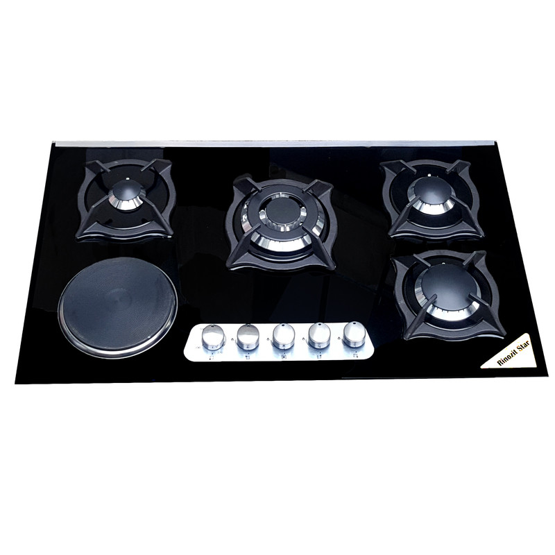 ست هود و اجاق گاز صفحه ای رینوزیت استار مدل SET002Yu