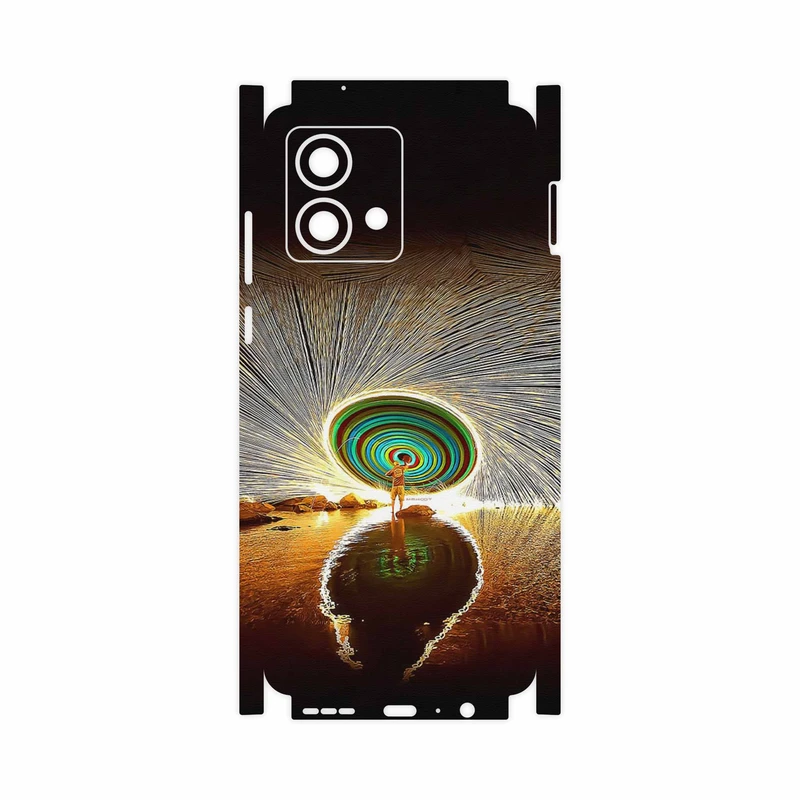 برچسب پوششی ماهوت مدل Night Light Fountain-FullSkin مناسب برای گوشی موبایل موتورولا Moto G84