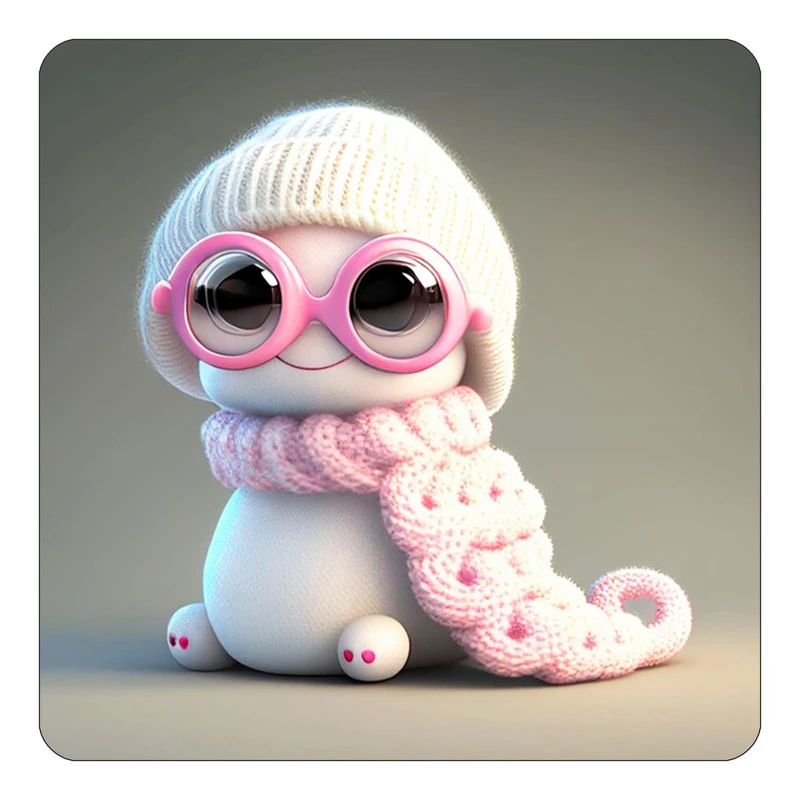 مگنت کاکتی طرح حیوانات کارتونی مدل mp27584