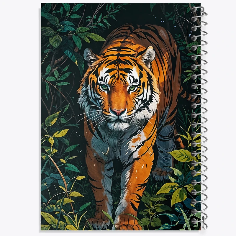 دفتر نقاشی 50 برگ خندالو طرح ببر کد F5300