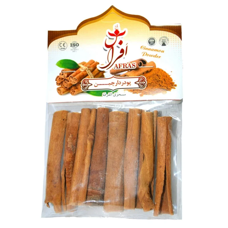 چوب دارچین لوله ای افراس-50 گرم