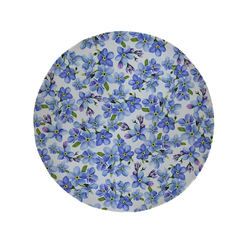 پادری مدل دایره طرح گل کد 5877 سایز 90 × 90 سانتی متر 