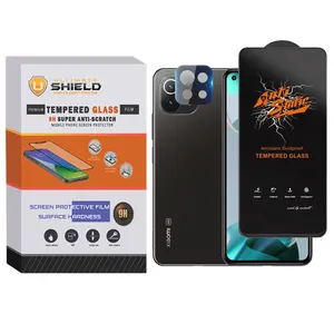 محافظ لنز دوربین آلتیمیت شیلد مدل 3D-UAS مناسب برای گوشی موبایل شیائومی Mi 11 lite 5G / 11 lite ne 5G به همراه محافظ صفحه نمایش
