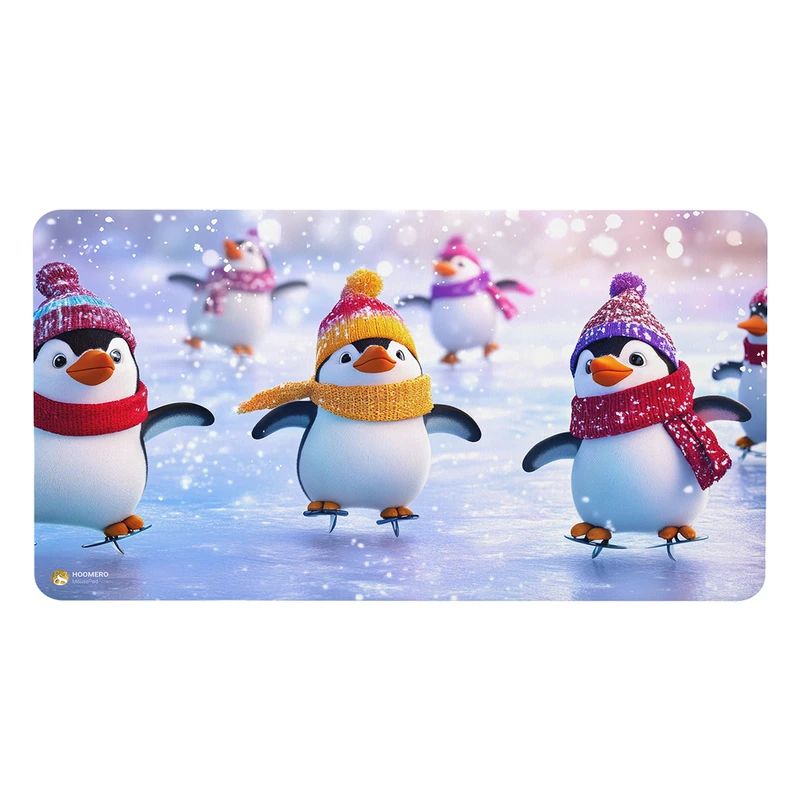 ماوس پد هومرو مدل MX2437 طرح فانتزی پنگوئن