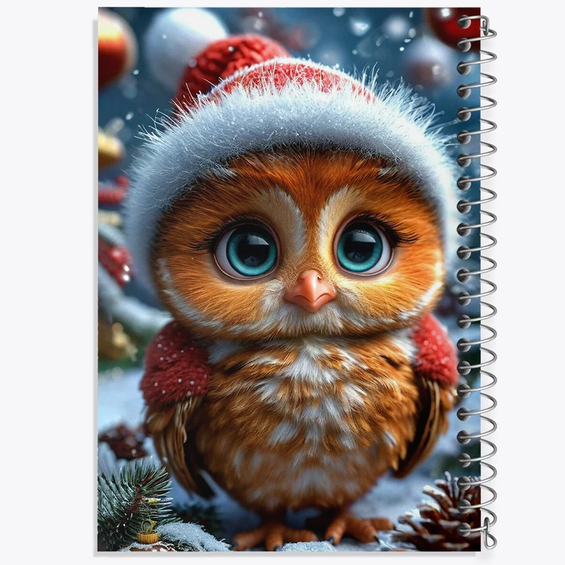 دفتر مشق 50 برگ خندالو طرح جغد بامزه کد F8410