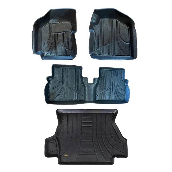 کفپوش پنج بعدی خودرو مدل بابول مناسب برای تیبا به همراه کفپوش صندوق