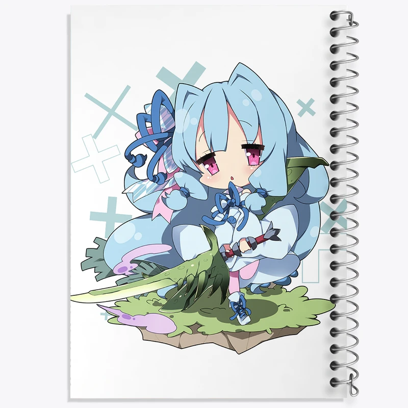 دفتر ژورنال نویسی 50 برگ خندالو مدل نقطه ای طرح بازی شکارچی هیولا (Monster Hunter) کد 33265