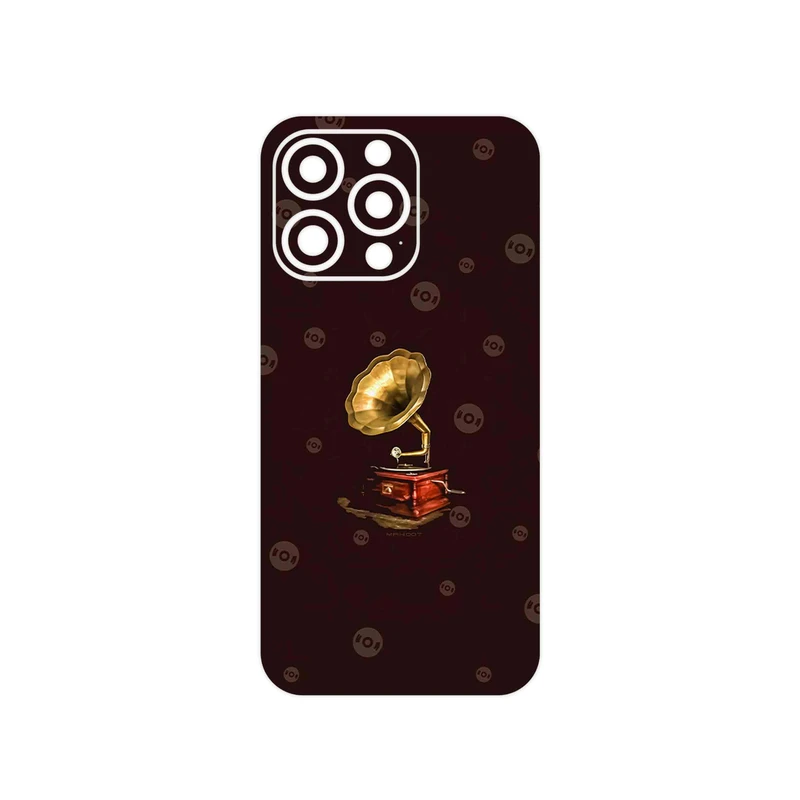 برچسب پوششی ماهوت مدل Gramophone Nostalgia مناسب برای گوشی موبایل اپل iPhone 13 Pro Max
